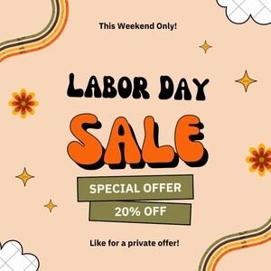 Labor Day Sale!